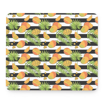 Mango Fruit Striped Pattern Print Mouse Pad