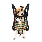 Mango Fruit Striped Pattern Print Pet Carrier Backpack