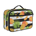 Mango Fruit Striped Pattern Print Portable Lunch Bag