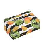 Mango Fruit Striped Pattern Print Rectangle Tissue Box Cover