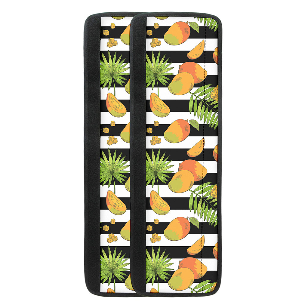 Mango Fruit Striped Pattern Print Refrigerator Handle Covers