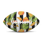 Mango Fruit Striped Pattern Print Rugby Ball