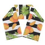 Mango Fruit Striped Pattern Print Scarf