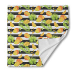 Mango Fruit Striped Pattern Print Silk Bandana