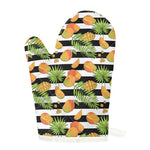 Mango Fruit Striped Pattern Print Single Oven Mitt