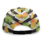 Mango Fruit Striped Pattern Print Snapback Cap