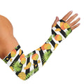 Mango Fruit Striped Pattern Print Sun Protection Arm Sleeves
