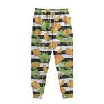 Mango Fruit Striped Pattern Print Sweatpants