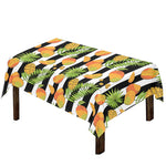 Mango Fruit Striped Pattern Print Tablecloth