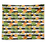 Mango Fruit Striped Pattern Print Tapestry