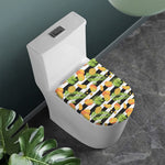 Mango Fruit Striped Pattern Print Toilet Lid Cover