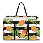 Mango Fruit Striped Pattern Print Utility Tote Bag