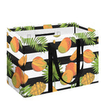 Mango Fruit Striped Pattern Print Utility Tote Bag