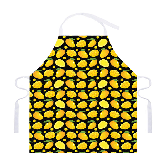 Mango Pattern Print Adjustable Apron