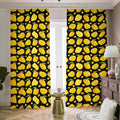 Mango Pattern Print Dimout Pencil Pleat Curtains
