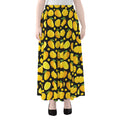 Mango Pattern Print Chiffon Maxi Skirt