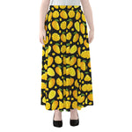 Mango Pattern Print Chiffon Maxi Skirt