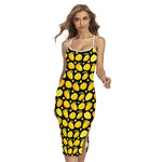 Mango Pattern Print Cross Back Cami Dress