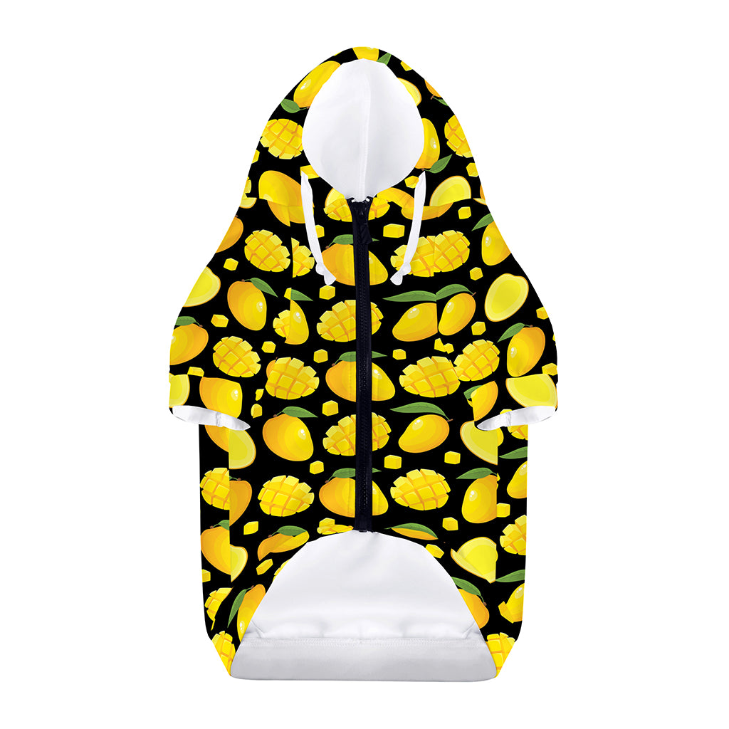 Mango Pattern Print Dog Zip Up Hoodie
