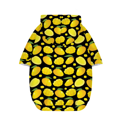 Mango Pattern Print Dog Zip Up Hoodie