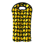 Mango Pattern Print Double Neoprene Wine Tote