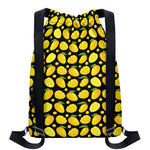 Mango Pattern Print Drawstring Backpack