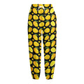Mango Pattern Print Fleece Lined Knit Pants