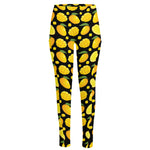 Mango Pattern Print High-Waisted Pocket Leggings