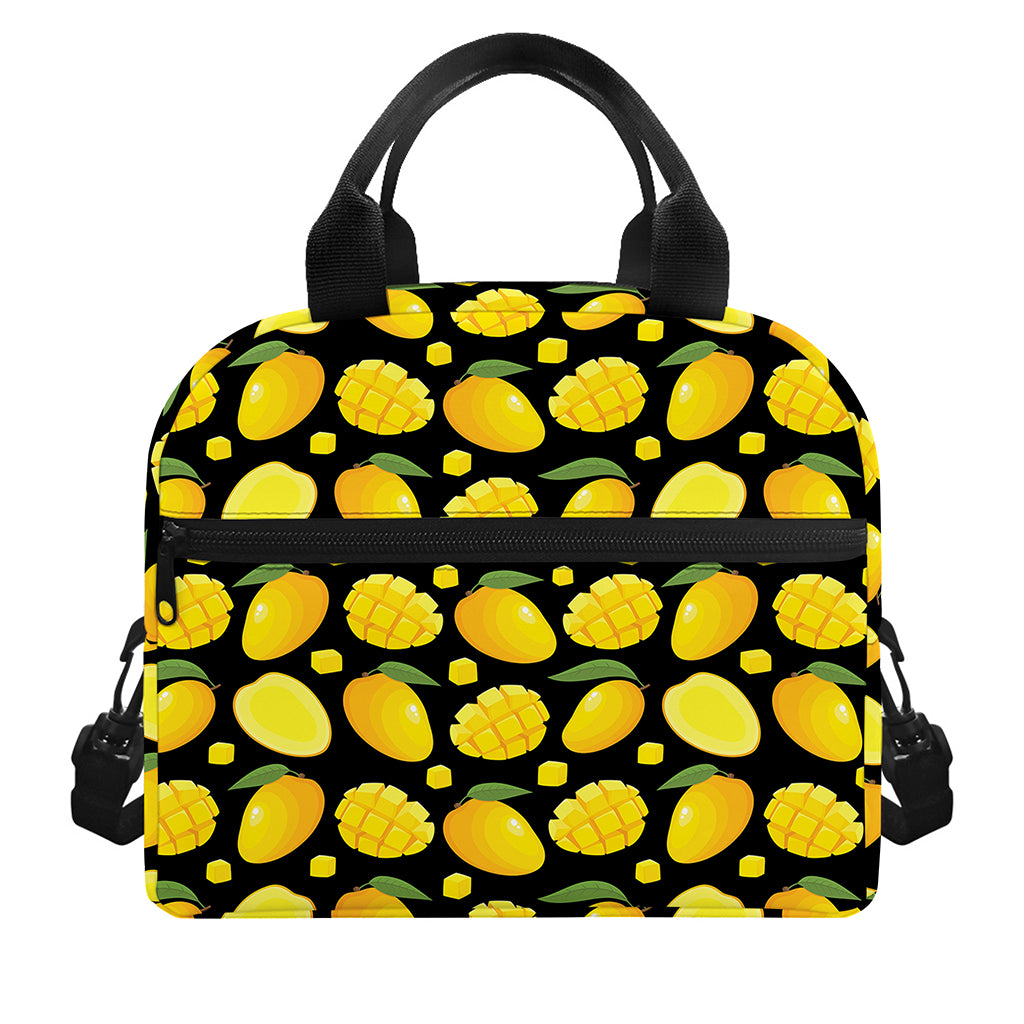 Mango Pattern Print Insulated Lunch Bag