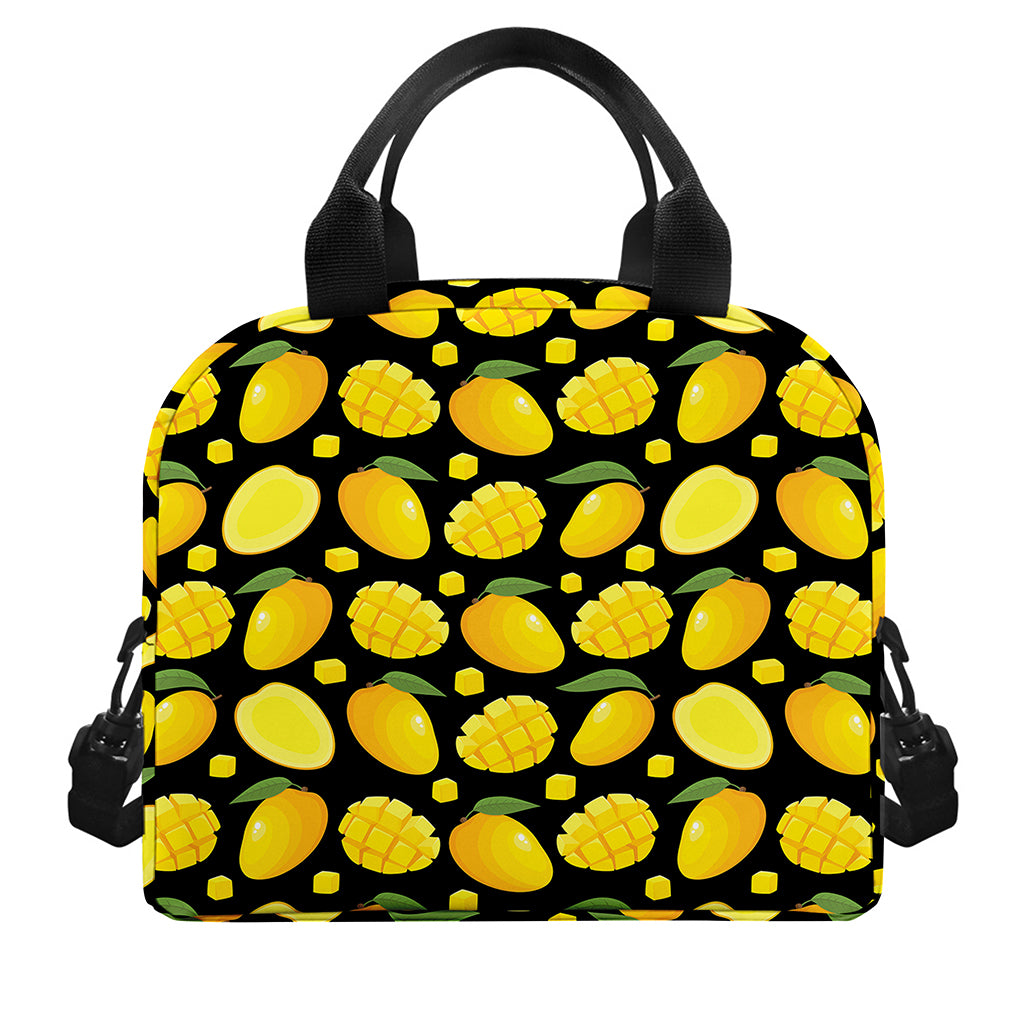 Mango Pattern Print Insulated Lunch Bag