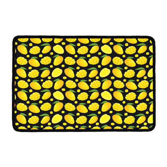 Mango Pattern Print Kitchen Mat