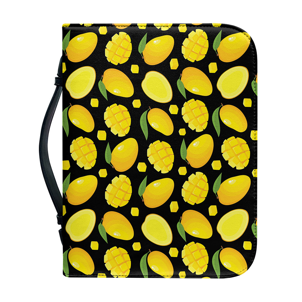 Mango Pattern Print Leather Bible Cover