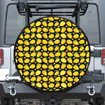 Mango Pattern Print Leather Spare Tire Cover