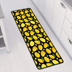 Mango Pattern Print Long Kitchen Mat