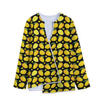 Mango Pattern Print Long Sleeve Short Coat