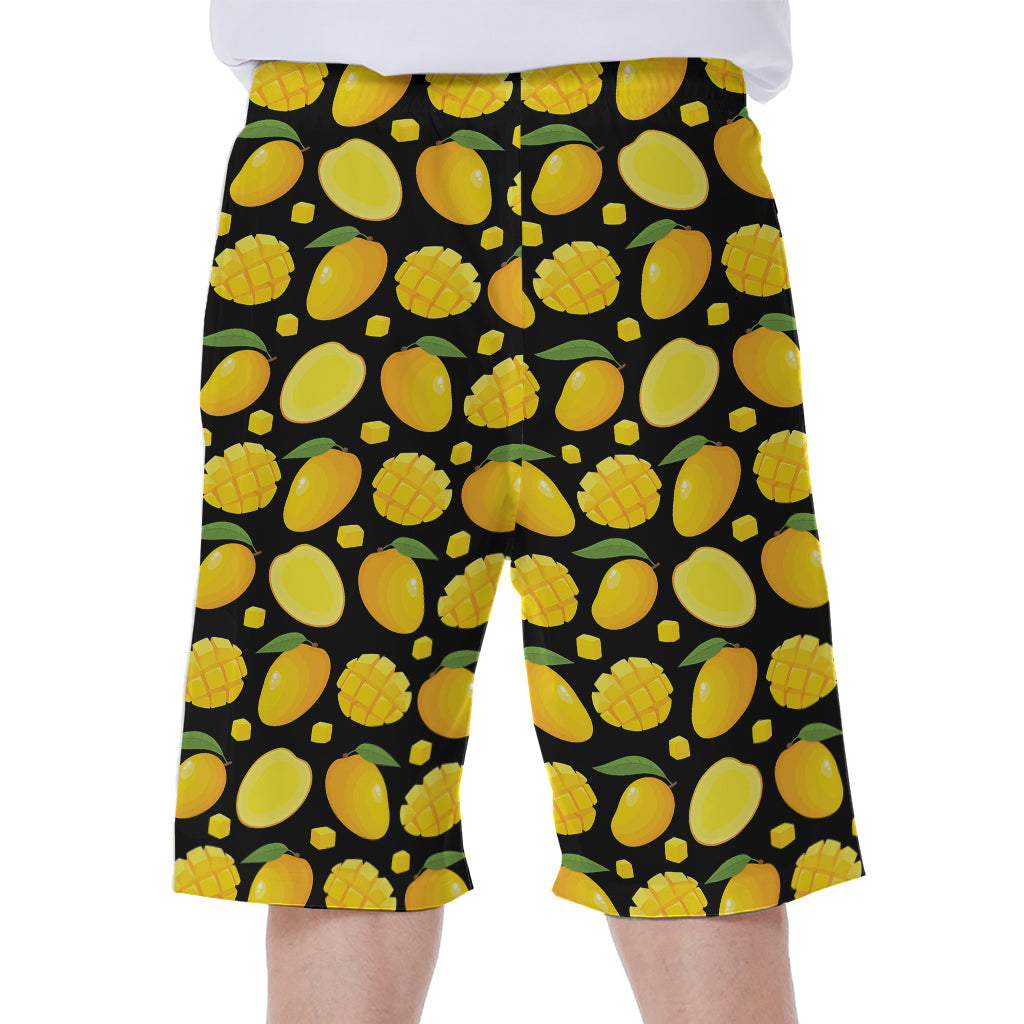 Mango Pattern Print Men's Beach Shorts
