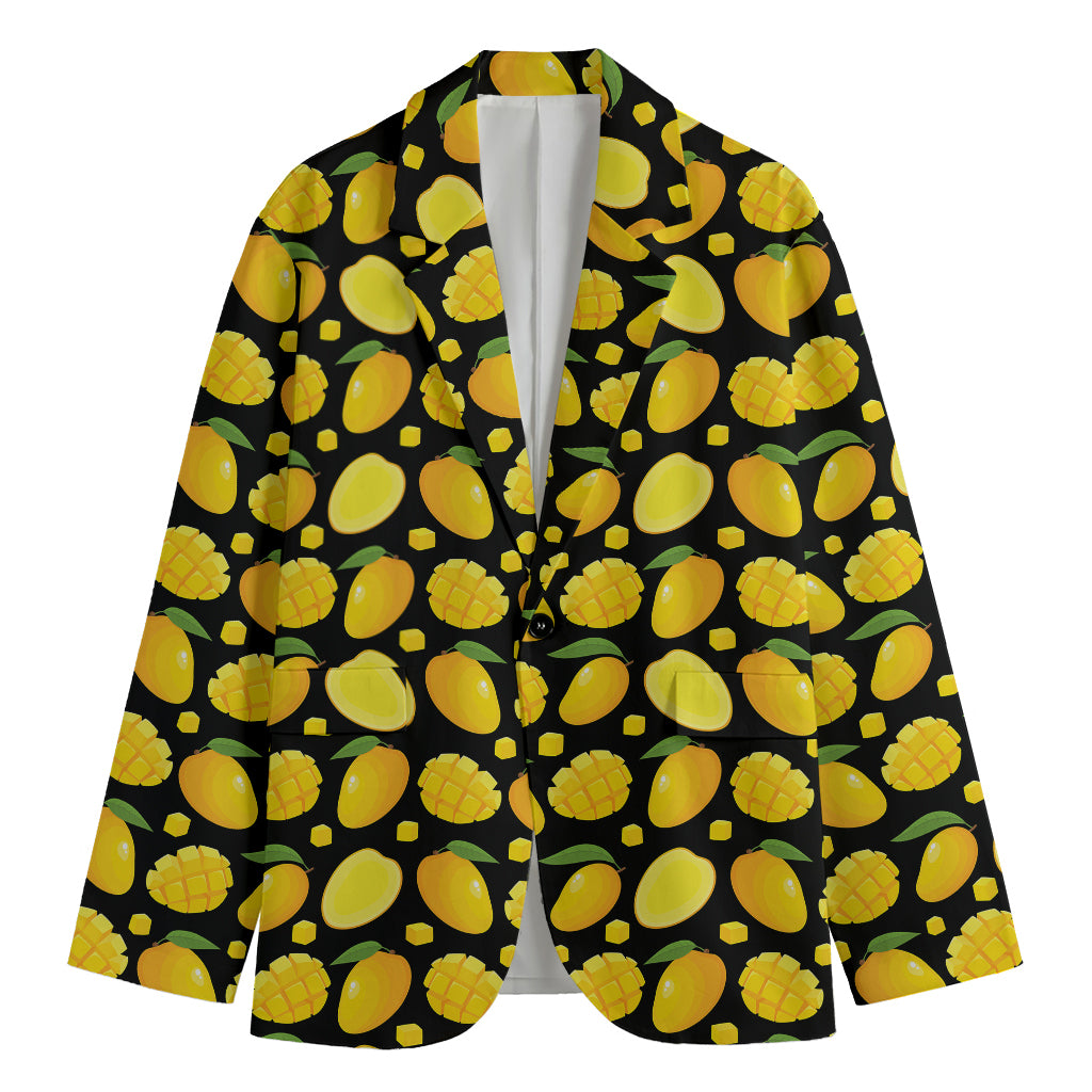 Mango Pattern Print Men's Blazer