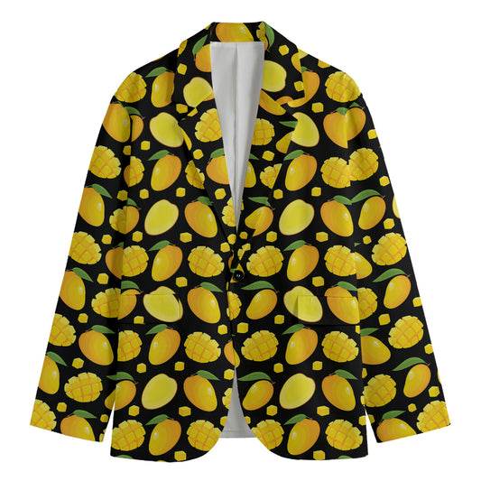 Mango Pattern Print Men's Blazer