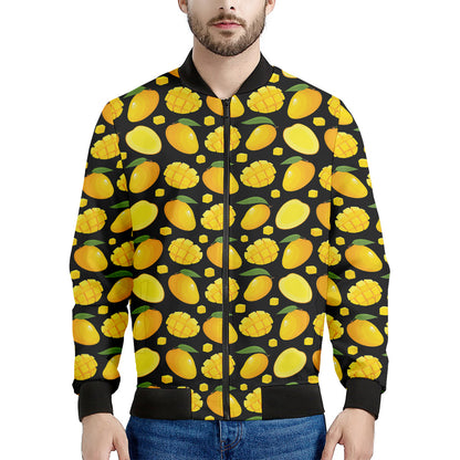 Mango Pattern Print Men's Bomber Jacket