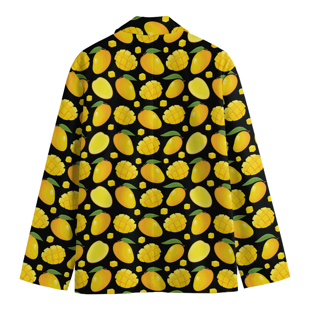 Mango Pattern Print Men's Cotton Blazer
