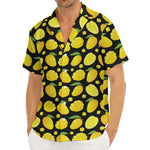 Mango Pattern Print Men's Deep V-Neck Shirt