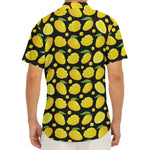Mango Pattern Print Men's Deep V-Neck Shirt