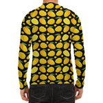Mango Pattern Print Men's Long Sleeve Rash Guard