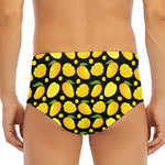 Mango Pattern Print Men's Triangle Swim Briefs