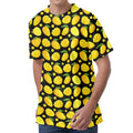 Mango Pattern Print Men's Velvet T-Shirt