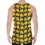 Mango Pattern Print Men's Velvet Tank Top