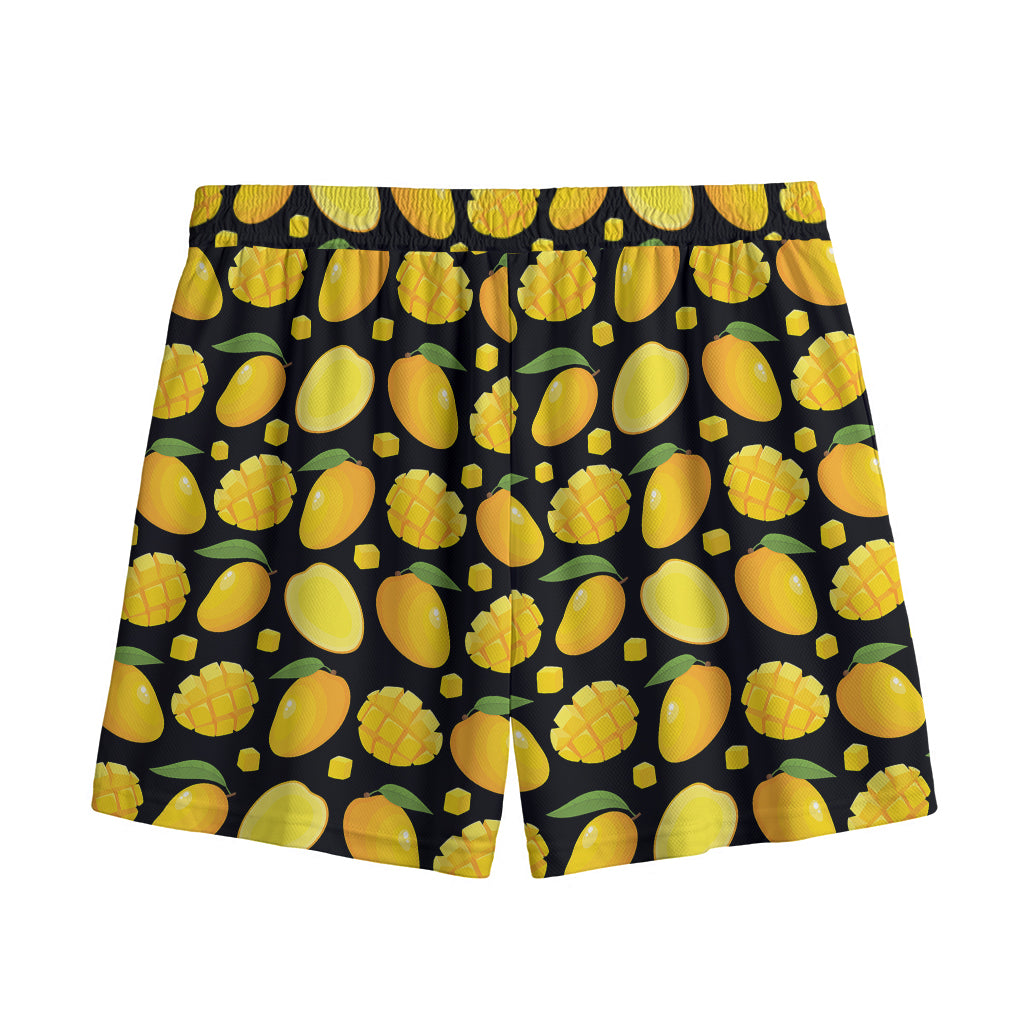 Mango Pattern Print Mesh Shorts