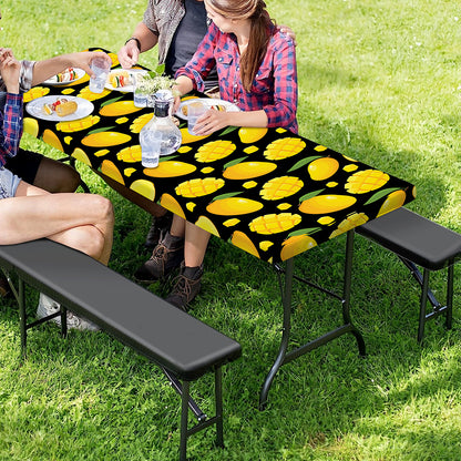 Mango Pattern Print Picnic Table Cover