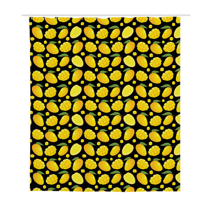 Mango Pattern Print Polyester Shower Curtain