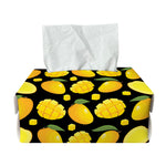 Mango Pattern Print Rectangle Tissue Box Cover